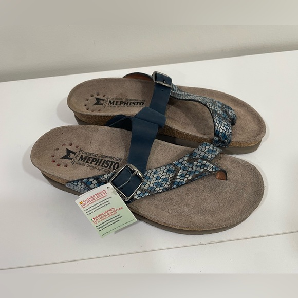 NWOB Mephisto Helen sandals Sz 37 US 7 - Picture 1 of 7